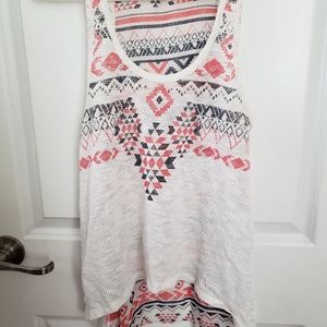Aztec design tank top